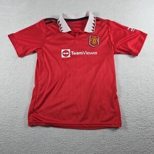 Manchester United FC Ronaldo Jersey Mens M Red Size 28 Home Soccer Shirt